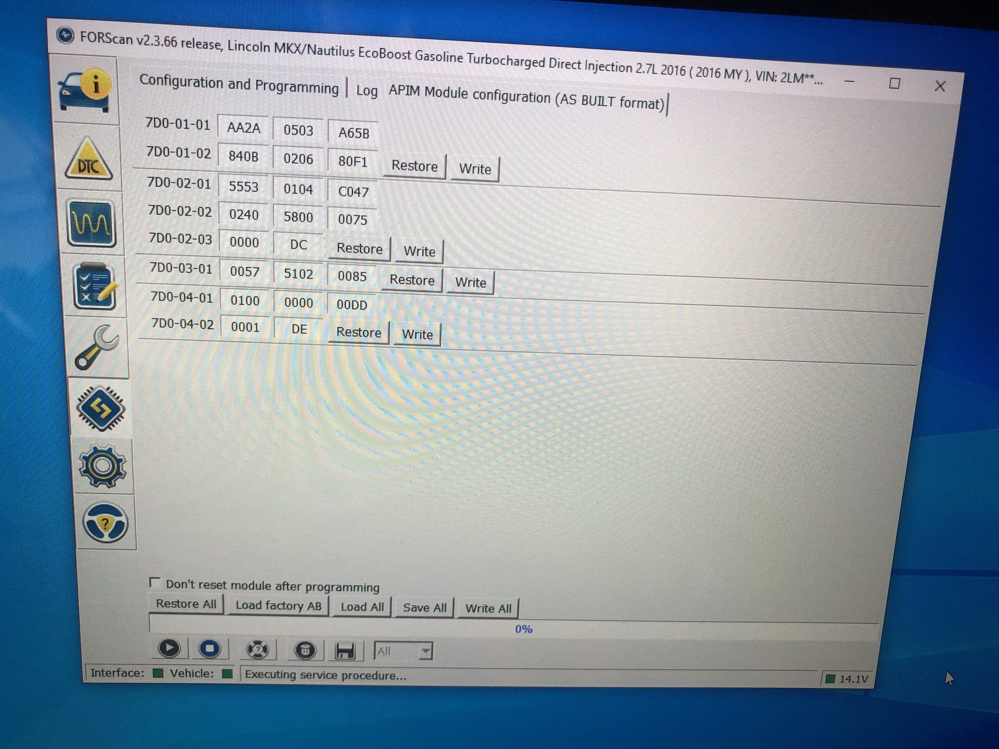 2016 Lincoln MKX Sync2 3G to 4G update - Non SYNC 3 Support