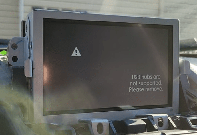 Screen zoomed in