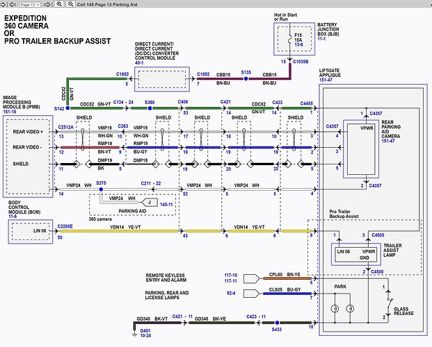 Parking Aid Diagram Page 13