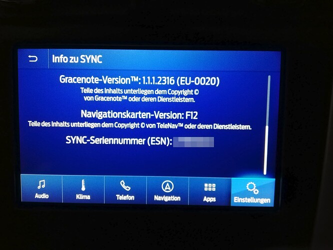 Ford Sync3 Update2