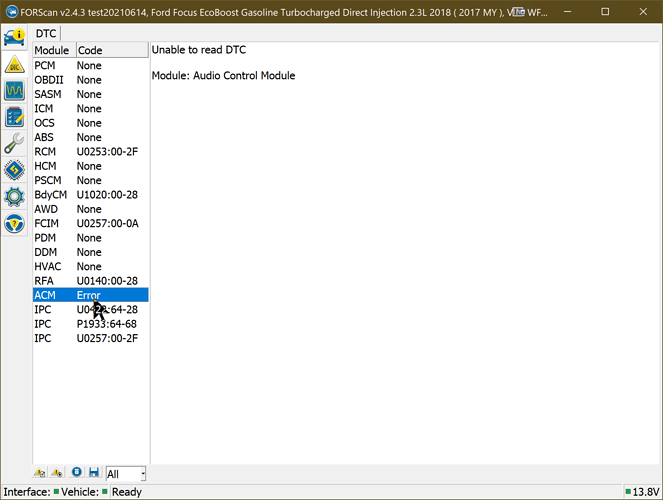 ACM DTC Read Error 2021.06.23