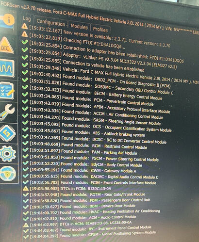 First scan