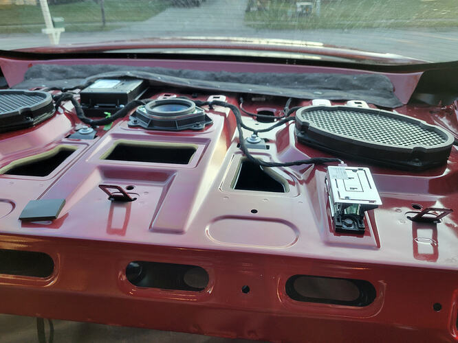 Rear deck
