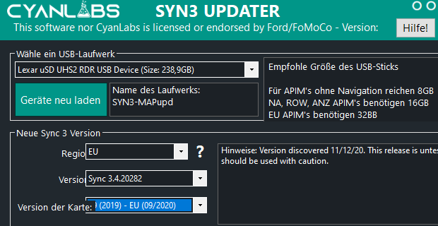 Syn3Updater smallScreen
