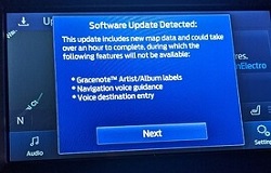 Map Software Update Detected 2